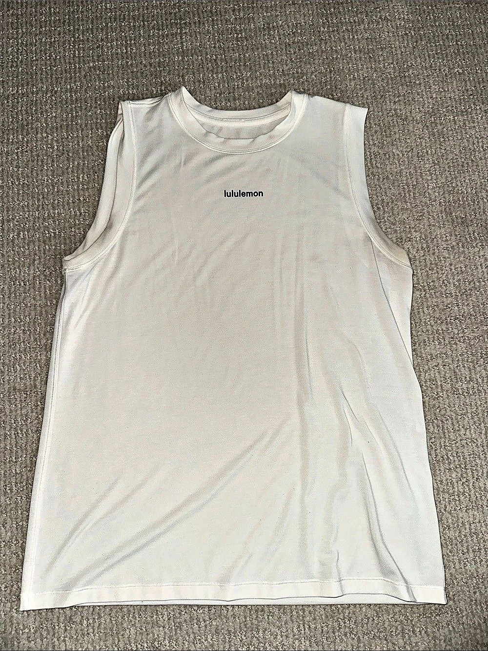 lululemon Sleeveless Shirt White